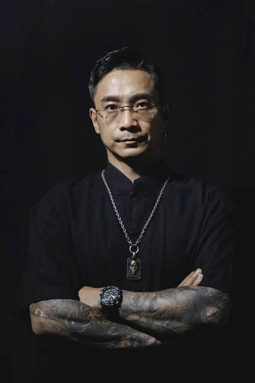 Yue Heng, tattoo artist and founder of New Assassin Tattoo in Yueyang, China.